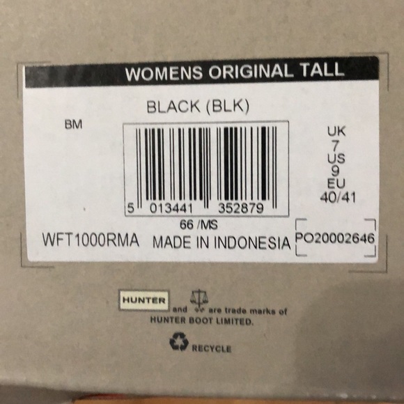 HUNTER ORIGINAL TALL RAINBOOTS - Picture 10 of 12